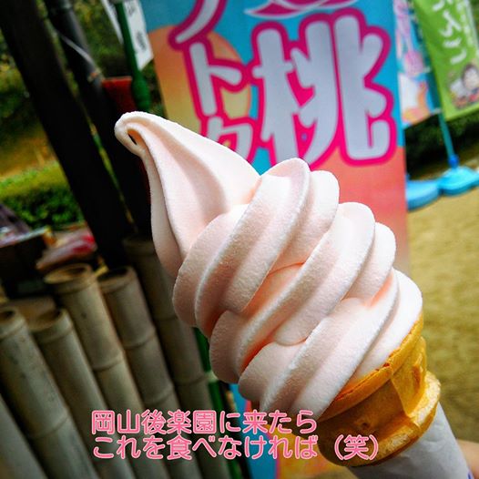 （尾道・福山で少子高齢化対策に関わるデイサービス看護師）後楽園でアイスクリーム！