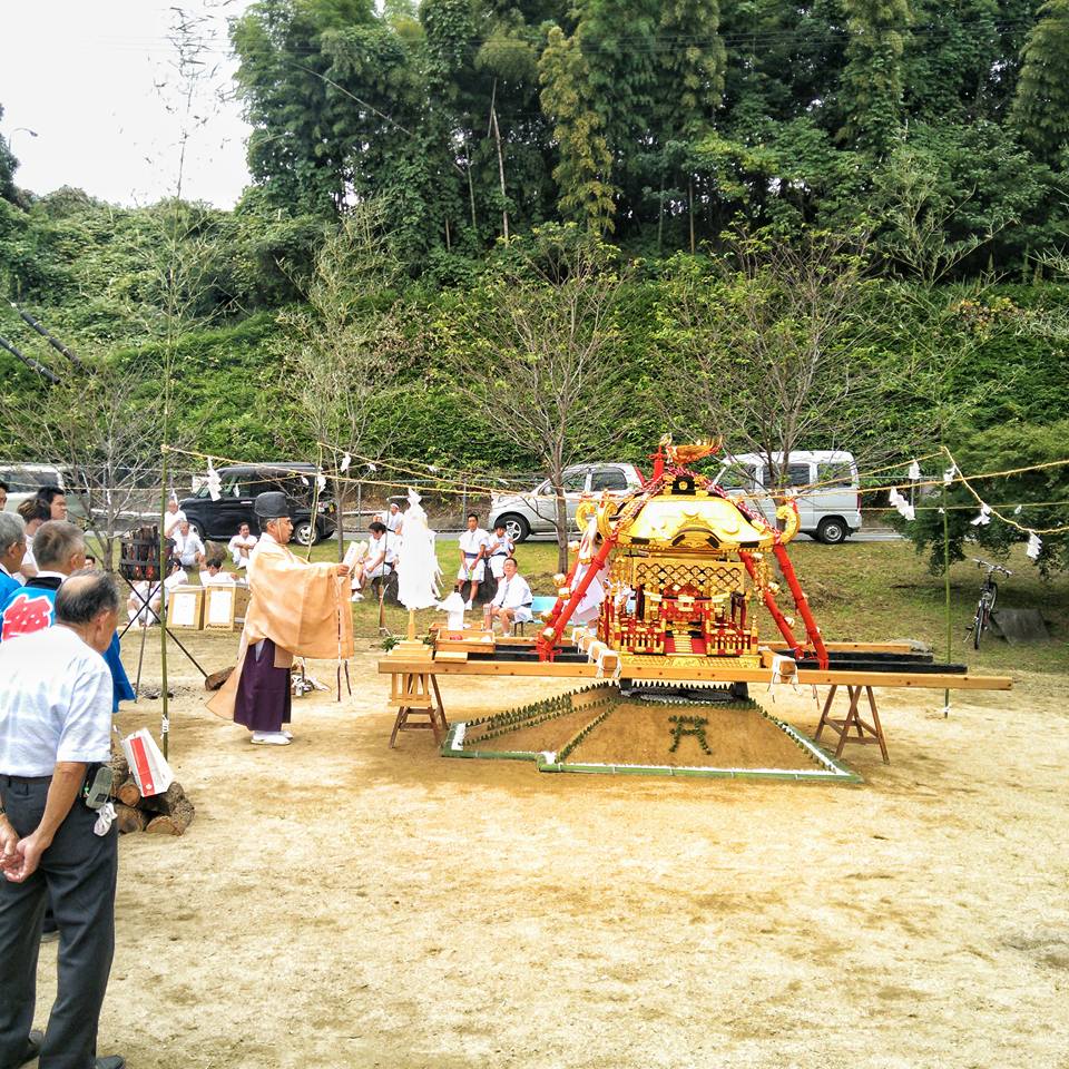 （尾道・福山で少子高齢化対策に関わるデイサービス看護師）福山市東村町八幡神社祭り